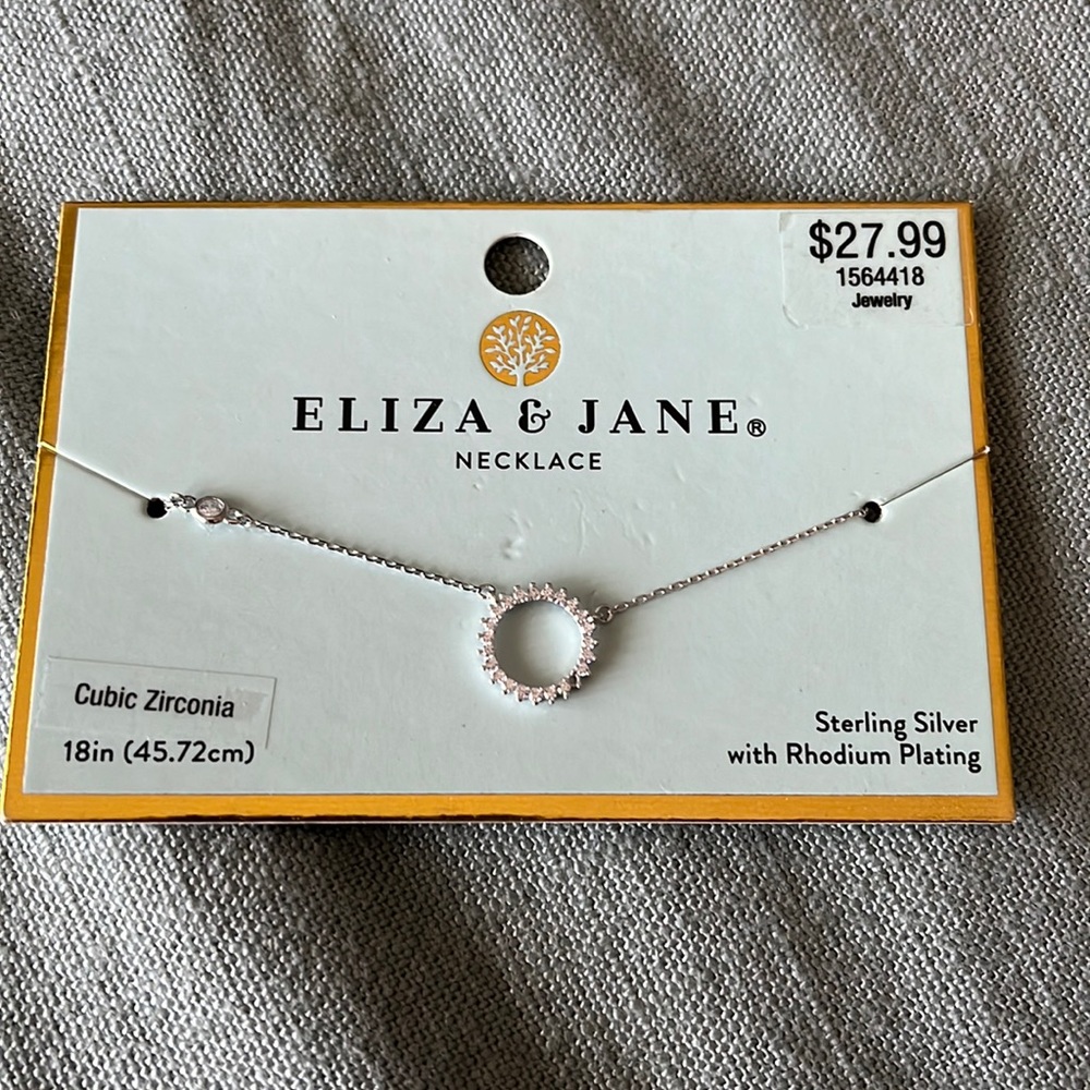 Eliza &Jane Sterling Silver w/ rhodium plating